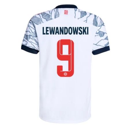 Camisola FC Bayern München Robert Lewandowski 9 3ª 2021 2022